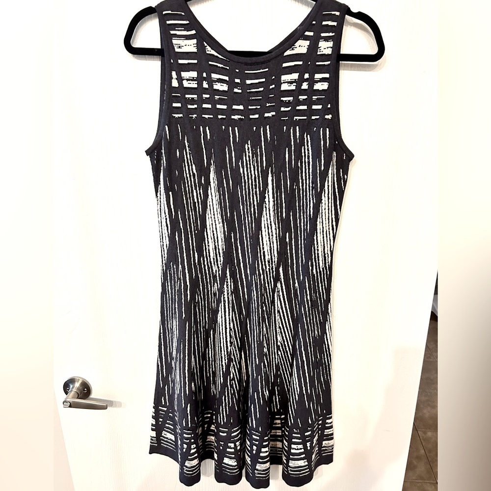 Sleeveless Fit & Flare Cotton Blend Sweater Dress by Nic+Zoe